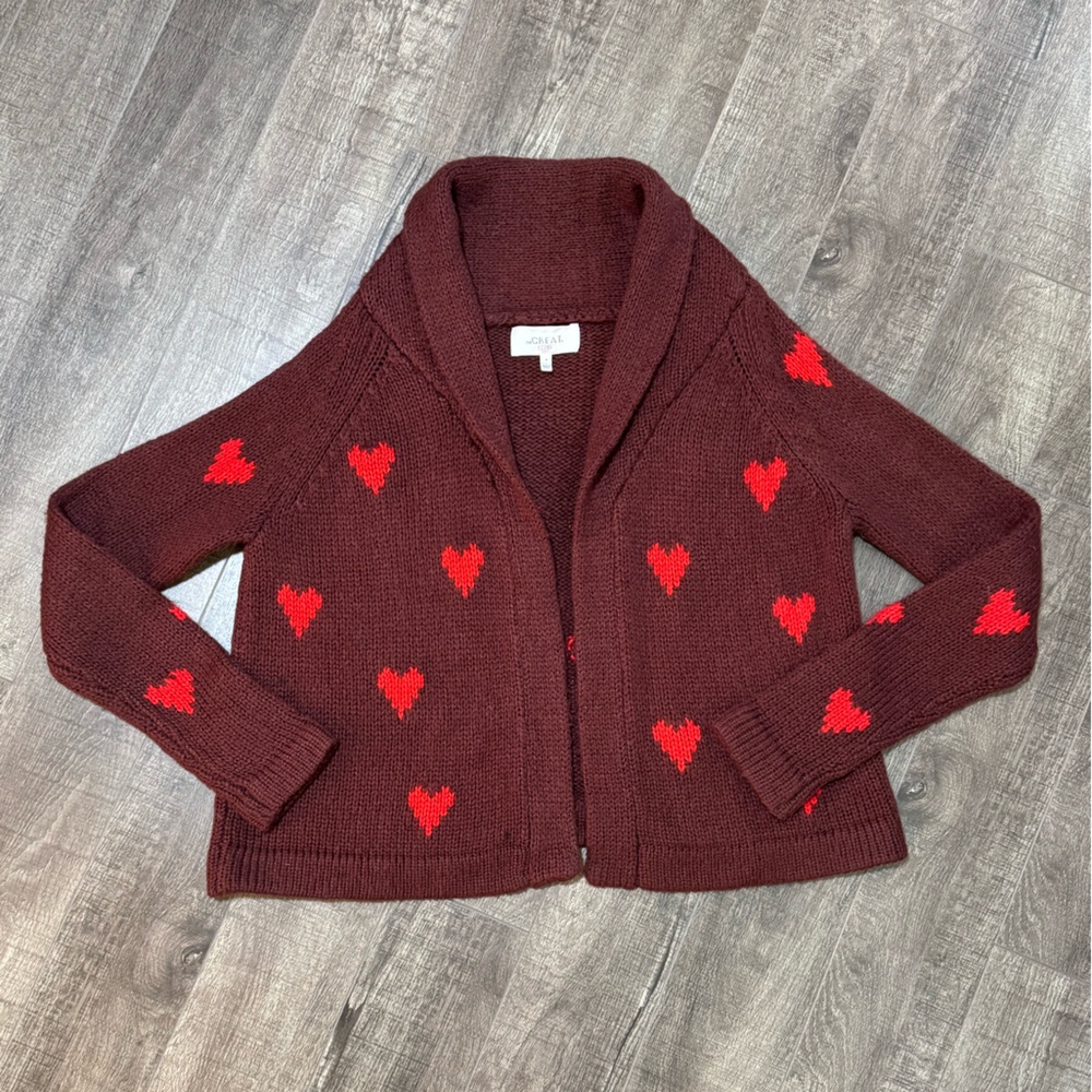 The Great Lodge Sweater - Hearts - size 0 ( XS ) - Picture 2 of 9